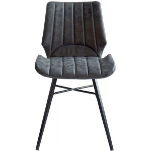 Unique Stol - Antracit vintage läder (Pu) Unique Stol - Antracit vintage läder (Pu)