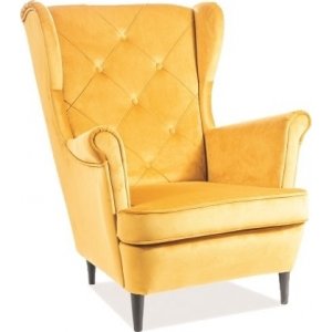 Lady fauteuil - Oranje fluweel