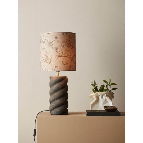 Pied de lampe Spin - Marron - 41 cm Pied de lampe Spin - Marron - 41 cm