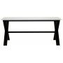 Artic matbord 180 cm - Svart / Vit