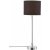 Lampe de table Liam - Noir/blanc/chrome - 58 cm