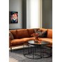 Edler ovalt soffbord 100x70 | 80x50 cm - Svart