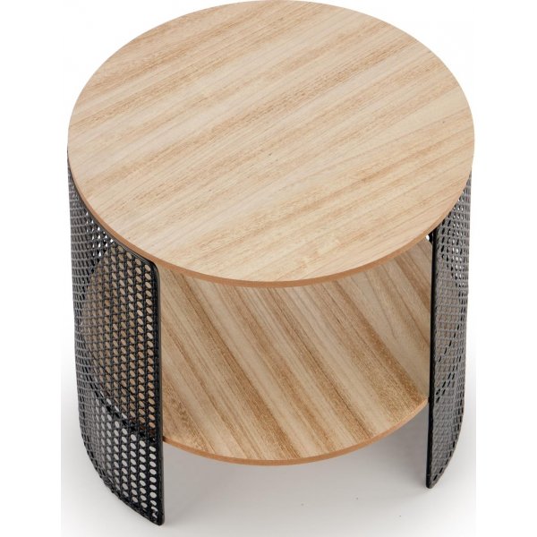 Table basse Trafica 41 cm - Beige/noir