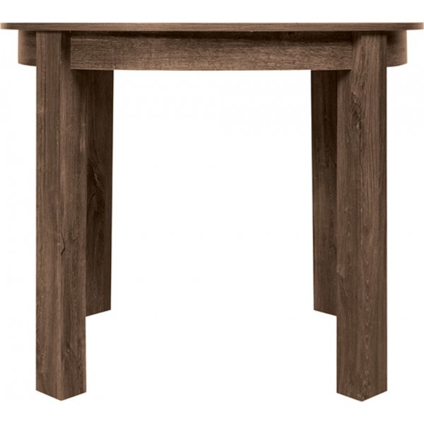 Table  manger extensible Bernardin 95-195 x 95 cm - Chne fonc