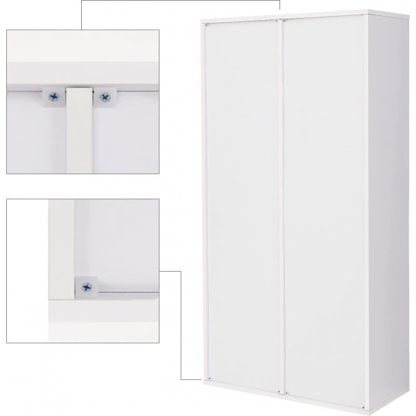 Ivan bokhylla 8 fack - Vit