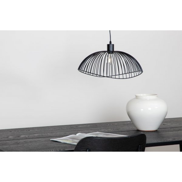 N�tthult taklampa 43 cm - Svart