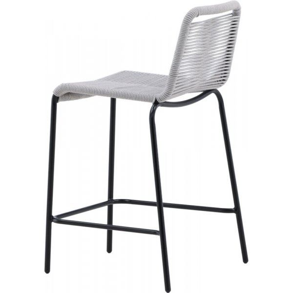 Lindos barstol - Svart/Ljusgrå Lindos barstol - Svart/Ljusgrå