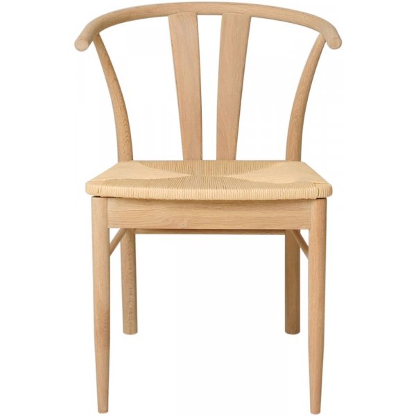 Chaise de salle  manger Chiba - Chne huil pigment blanc