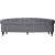 Oxford deluxe 3-sits soffa i Gr sammet