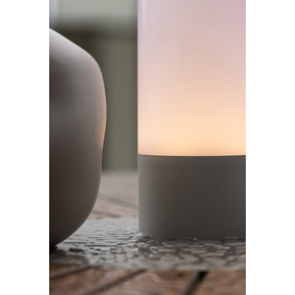 Lampe de table Tubu - Gris/Blanc