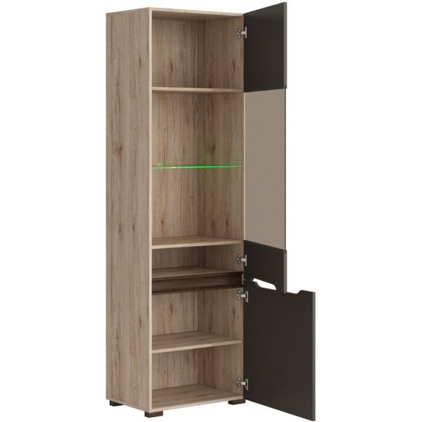 Brynolf skåp - Ek/grå Brynolf skåp - Ek/grå