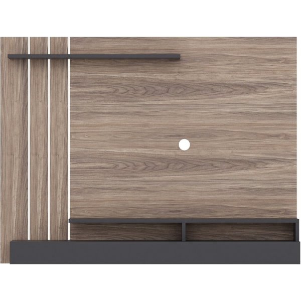 Lawrance TV-bänk - Fume/Ek Lawrance TV-bänk - Fume/Ek