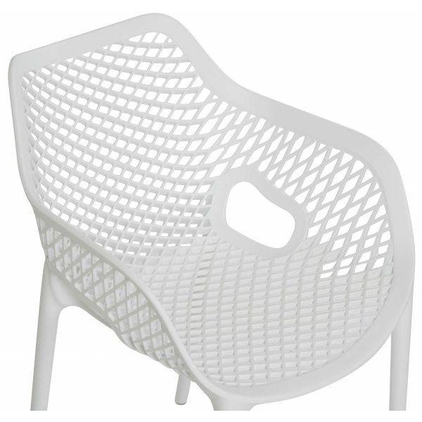 Sommarvik matgrupp bord och stapelbara stolar - Vit Sommarvik matgrupp bord och stapelbara stolar - Vit