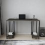 Academy skrivbord 125,2 x 60 cm - Svart/mrkgr