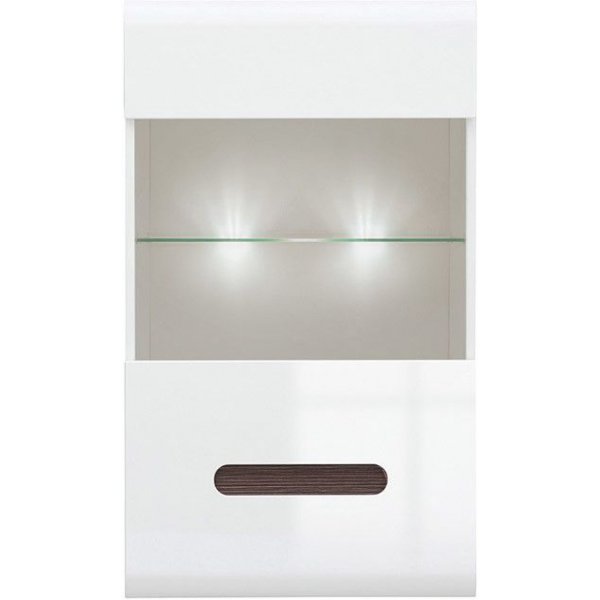 Lunden v�ggsk�p - Vit h�gglans