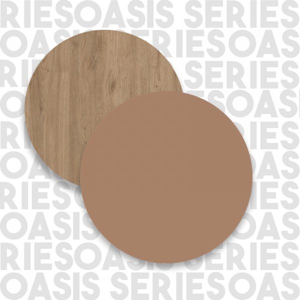 Oasis hallmöbel - Ek/tegelröd Oasis hallmöbel - Ek/tegelröd