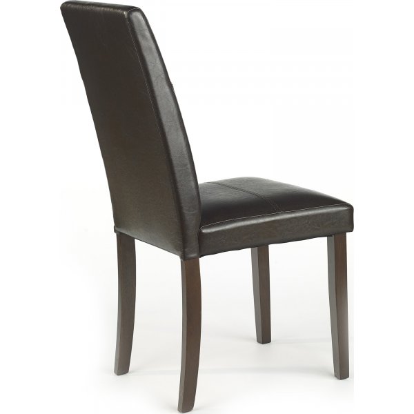 Emanuel stol i brun PU Emanuel stol i brun PU