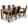 Jasmine Royal stol - Oljad ek / PU