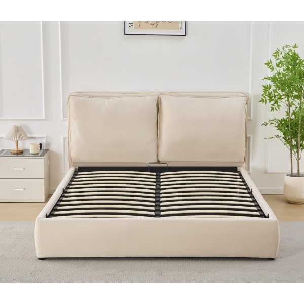 Sngram lyx 160 x 200 cm - Beige