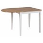 Brisbane matbord - 75-115 cm - Vit/ek