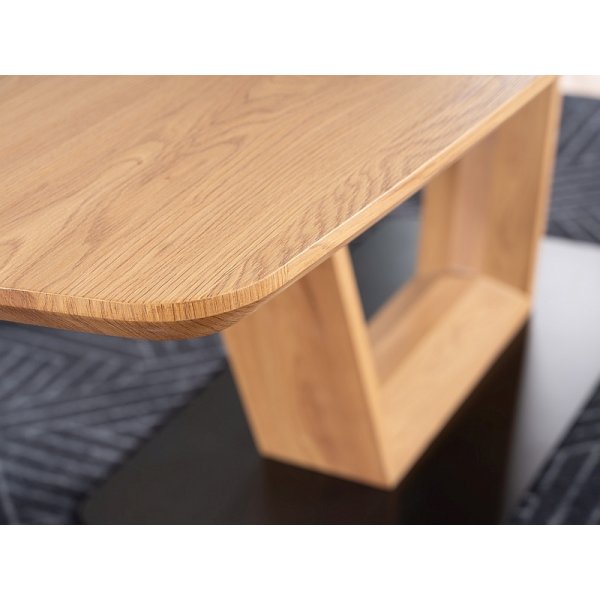 Table à manger Santiago 160-220 cm - Chêne/noir Table à manger Santiago 160-220 cm - Chêne/noir