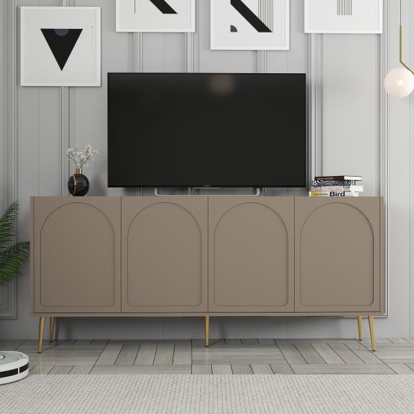 Buffet Lyon - Marron/or Buffet Lyon - Marron/or