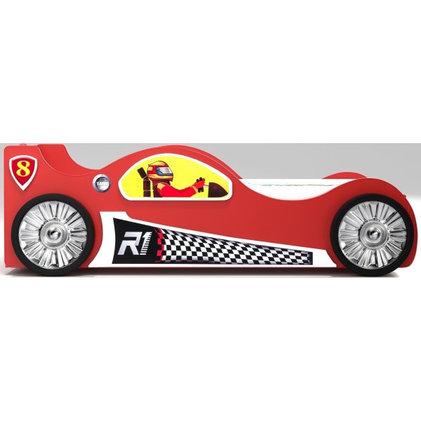 barnsäng bil - Röd Formel 1 barnsäng bil - Röd Formel 1
