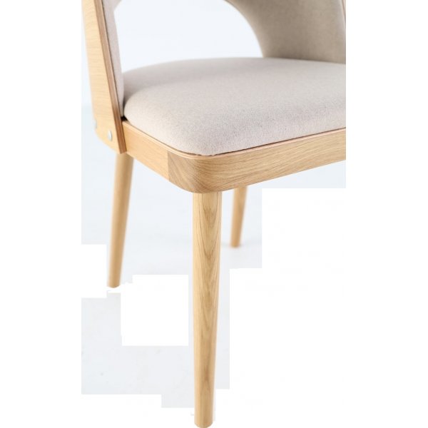 Chaise de salle à manger Amada - Couleur optionnelle du cadre et du rembourrage Chaise de salle à manger Amada - Couleur optionnelle du cadre et du rembourrage