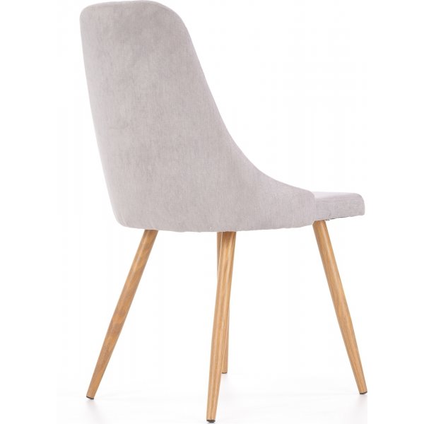 Stoel Jeremy - Greige & Eiken look Stoel Jeremy - Greige & Eiken look