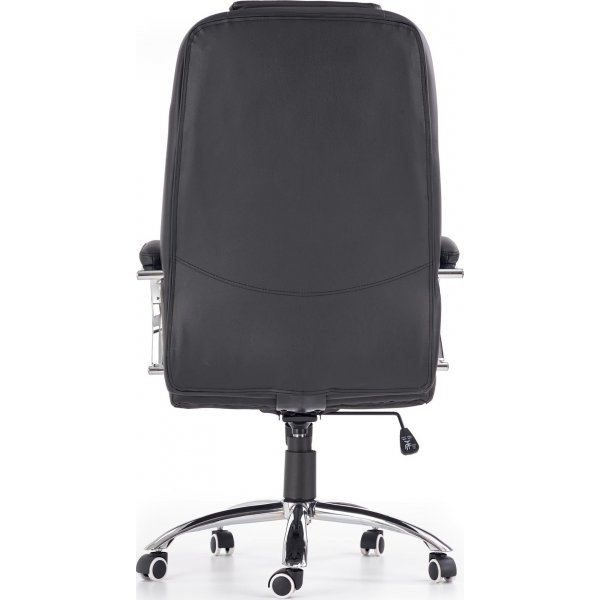 Chaise de bureau Liam - Cuir artificiel noir