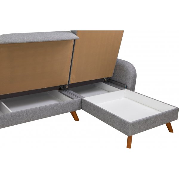 Kronos 2 slaapbank Grijs