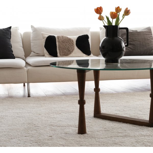 Table basse Yuvarlak 80 cm - Noyer