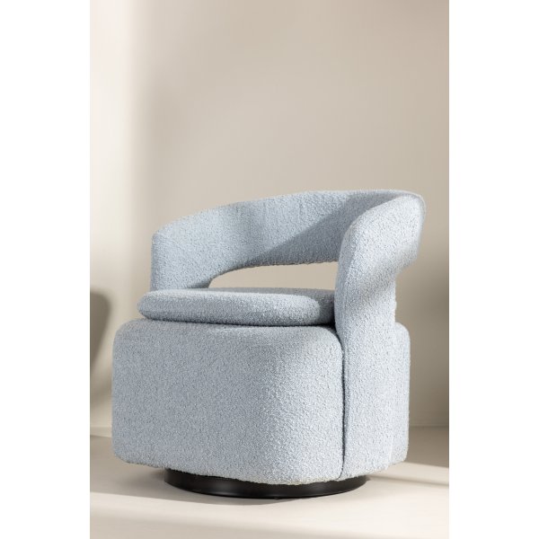 Fauteuil Laurel - Bleu clair Fauteuil Laurel - Bleu clair