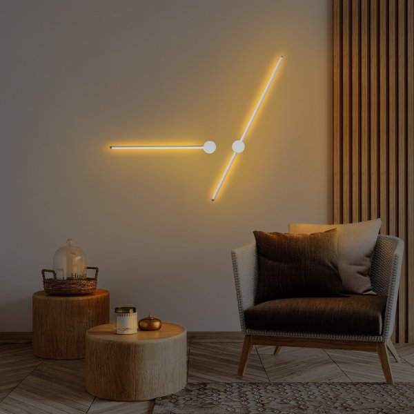 Glavo wandlamp 3 - Wit