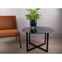 Figo runt soffbord 80 cm - Svart