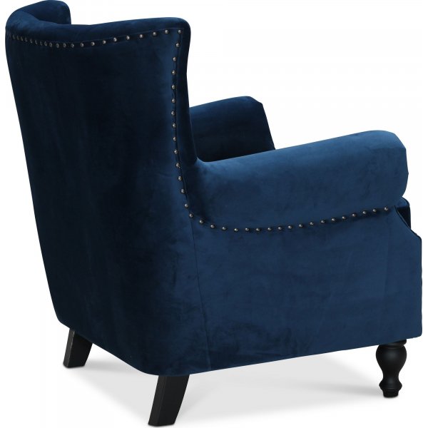 L�ddek�pinge f�t�lj - Bl� sammet