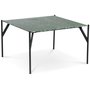 Accent soffbord 75 - Grn marmor / Svart