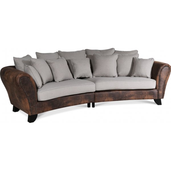 Western 4-sits svngd soffa - Vintage / Beige + Flckborttagare fr mbler