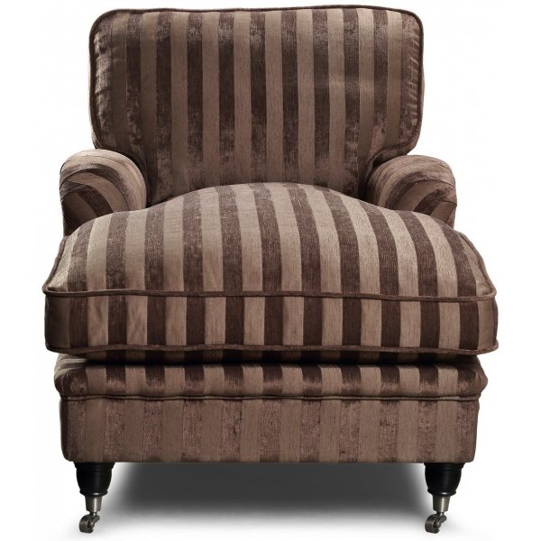 Howard Sir William Schäslongsfåtölj (Dun) - Mobus Chocolate Stripe Howard Sir William Schäslongsfåtölj (Dun) - Mobus Chocolate Stripe
