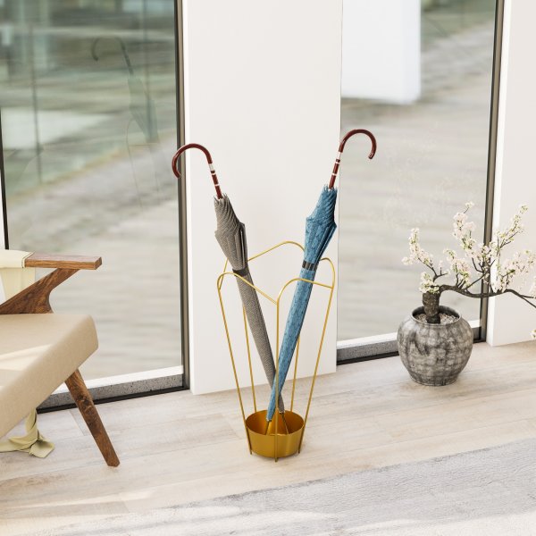 Porte-parapluie Plato 16 - Or Porte-parapluie Plato 16 - Or