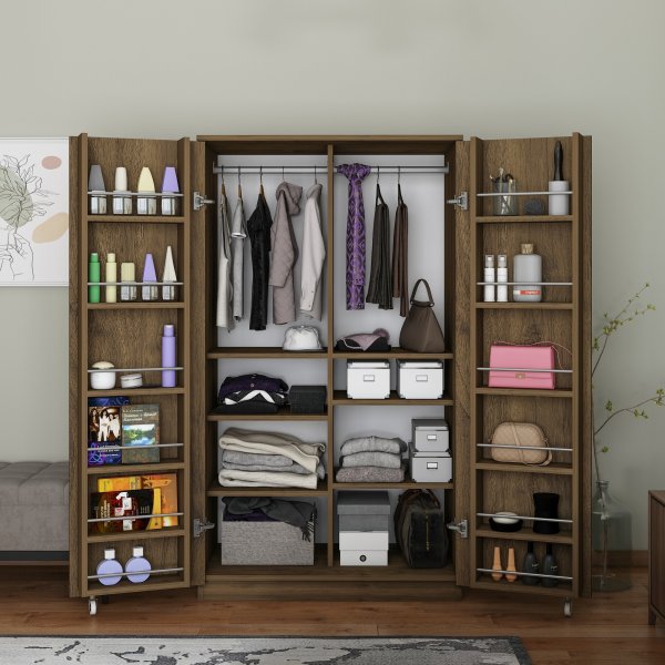 Paose garderob - Valnöt Paose garderob - Valnöt