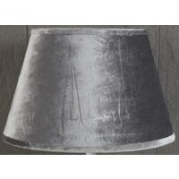 Velvet Oval lampskärm 33 cm - Grå Velvet Oval lampskärm 33 cm - Grå
