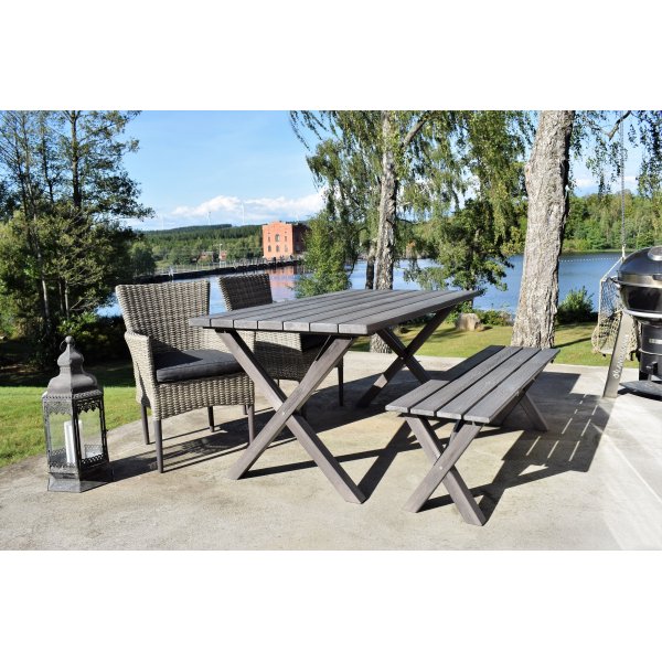 Scottsdale sittbnk 140 cm - Shabby Chic Gr