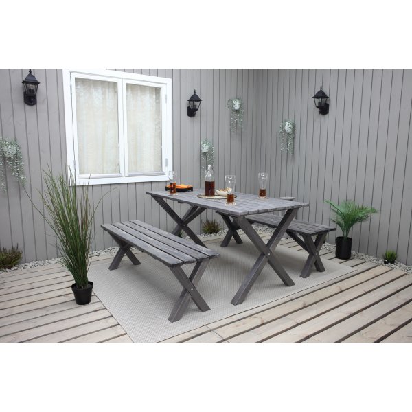 Scottsdale sittbnk 140 cm - Shabby Chic Gr