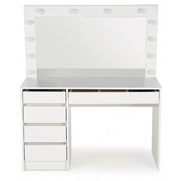 Facada sminkbord med spegel och LED-belysning Facada sminkbord med spegel och LED-belysning