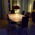 Kundbild Matstol Waltham - Svart/vit: Stol Waltham