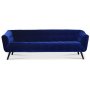 Soffa Belgravia 3-sits - Bl sammet