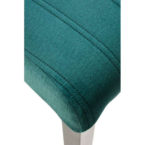 Chaise Heather - Velours vert et noir Chaise Heather - Velours vert et noir