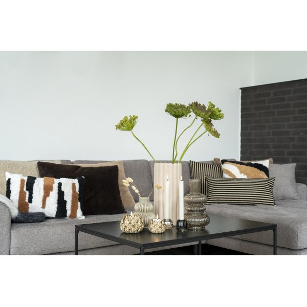 Bloemenvaas - Rookglas