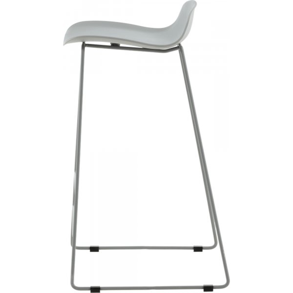 Tabouret de bar Cool - Plastique gris Tabouret de bar Cool - Plastique gris